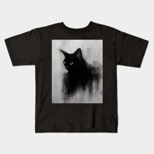 Black Cat Kids T-Shirt